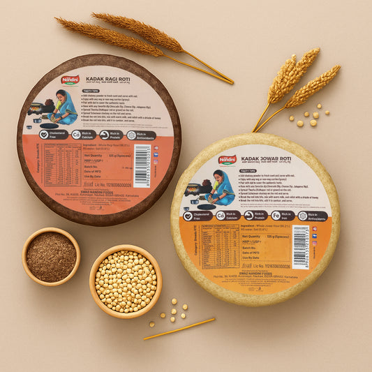 Kadak Jowar Roti & Kadak Ragi Roti