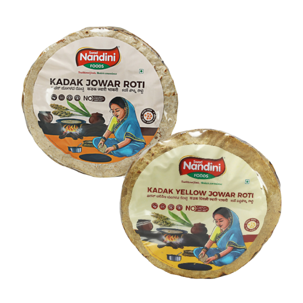 Kadak Jowar Roti & Kadak Yellow Jowar Roti