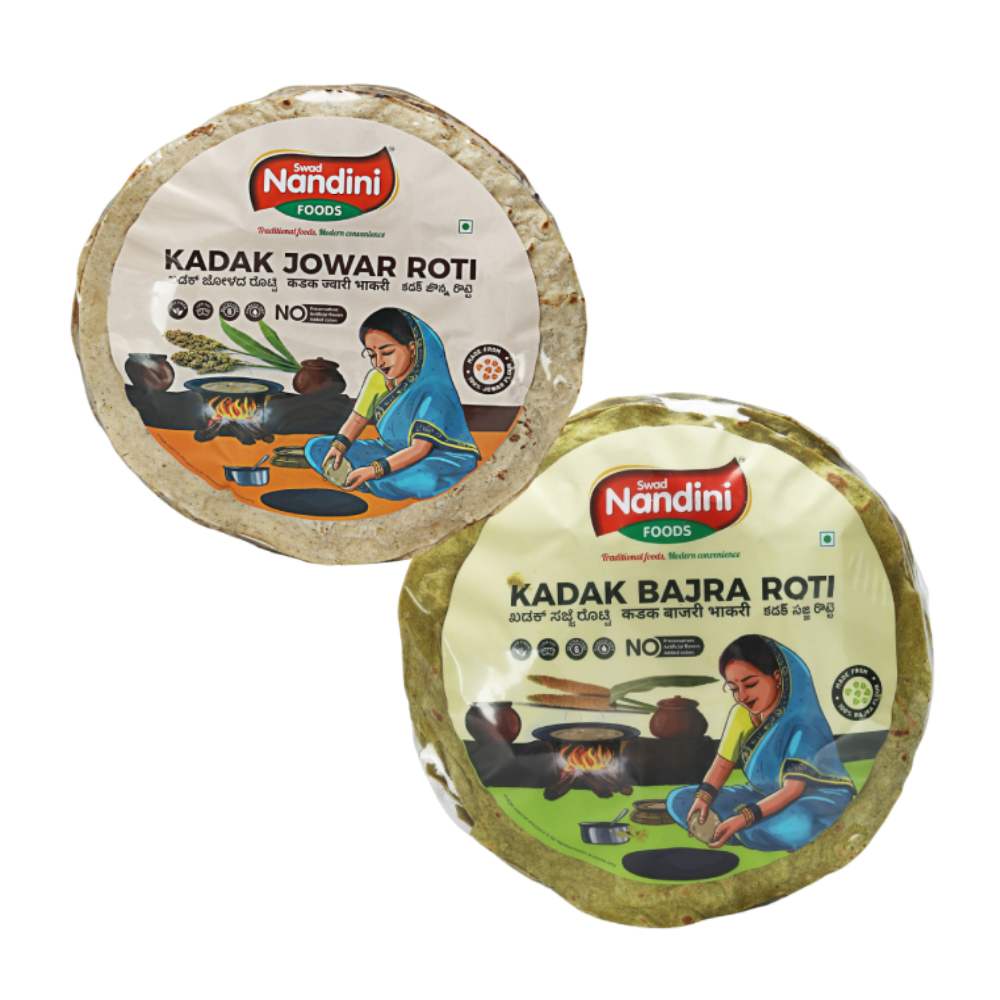 Kadak Bajra Roti & Kadak Jowar Roti