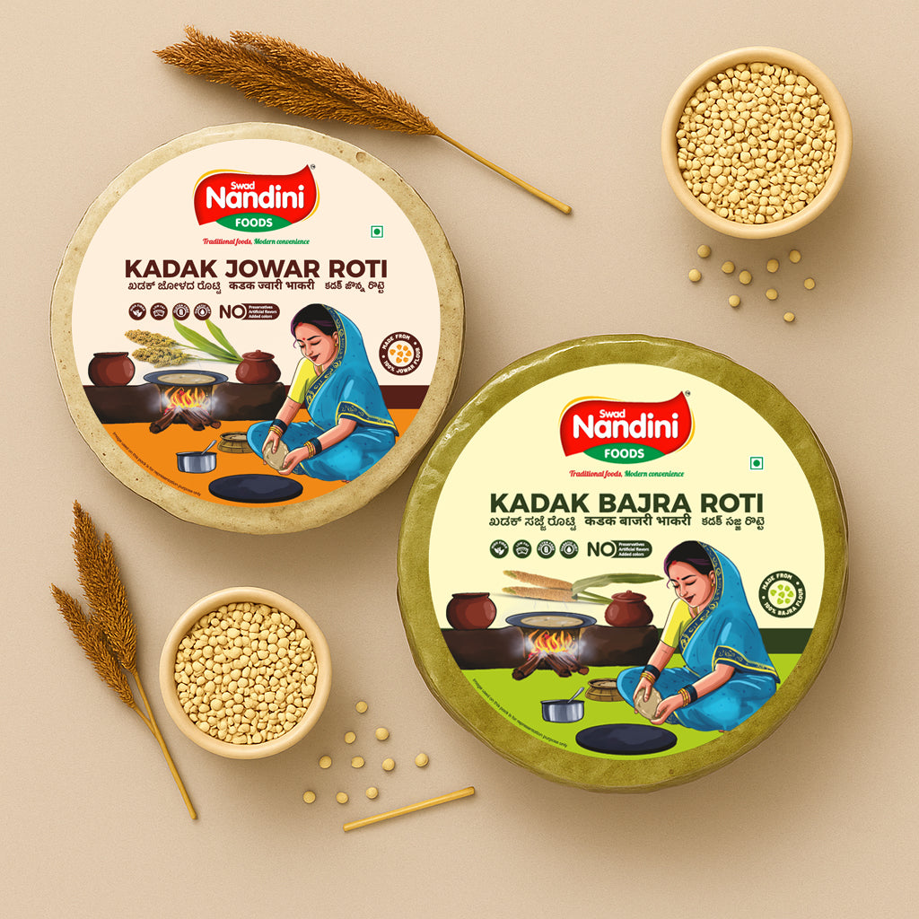 Kadak Bajra Roti & Kadak Jowar Roti