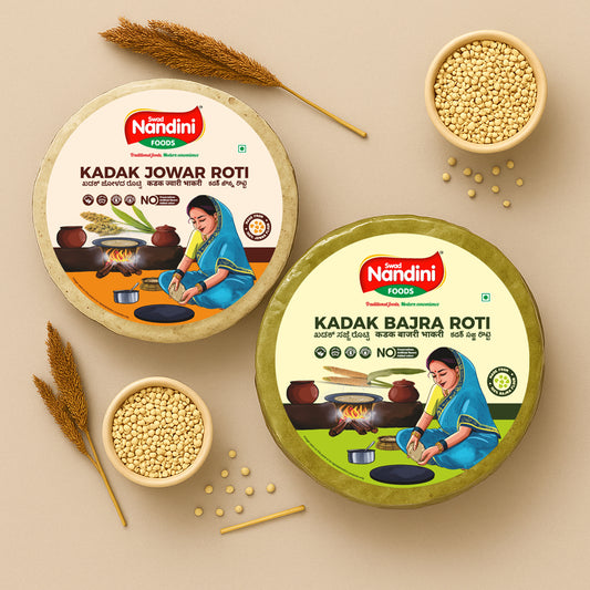 Kadak Bajra Roti & Kadak Jowar Roti