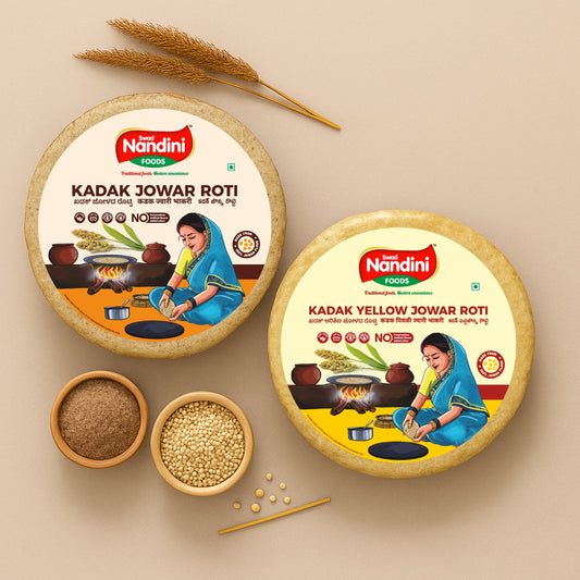 Kadak Jowar Roti & Kadak Yellow Jowar Roti